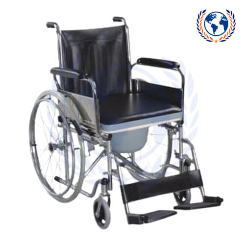 silla de ruedas con sanitario